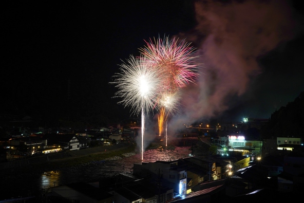 過去の花火大会の様子(画像提供:飛騨市観光協会)
