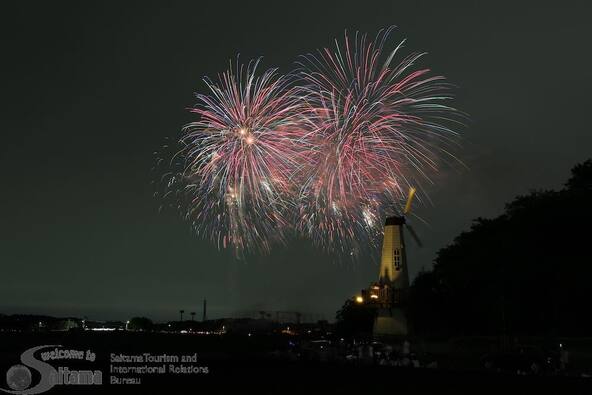 3回楽しめる花火大会です。(提供:さいたま観光国際協会)