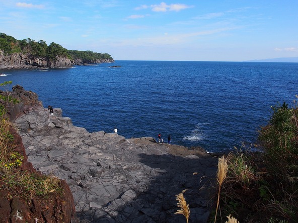 会場の八幡野海岸は、日中には青い海の絶景が見渡せるほか、ダイビングスポットとしても人気です
