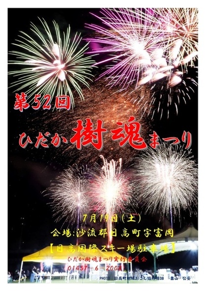 大自然の夜空に咲く大輪の花火