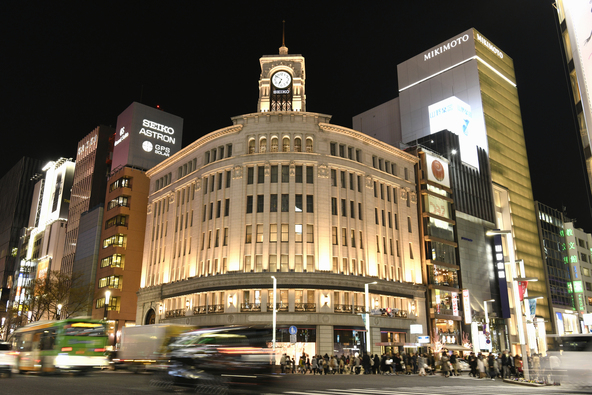 銀座のランドマークとしても知られる「和光 銀座本館」(画像提供:Ryuji / PIXT