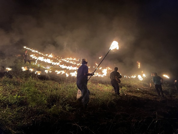 「大島の火まつり」は、奈良時代から約1300年続いているといわれています