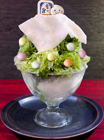 「雪の宿かき氷 抹茶&みるく味」1,400円 ※イメージ