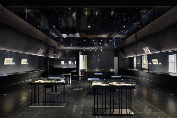 北斎の世界を体験できる展示がずらり