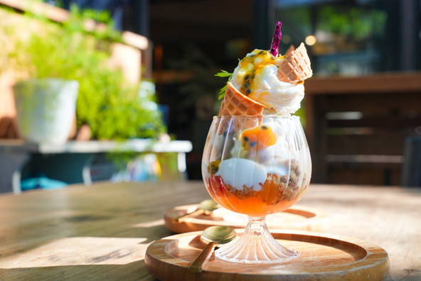 地域密着カフェ&デリ 「アミーゴ マーケット」のカフェ