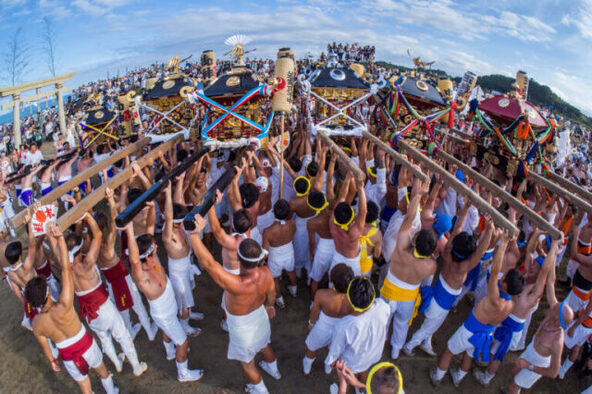 一宮の由緒ある「玉前神社」の秋季例大祭