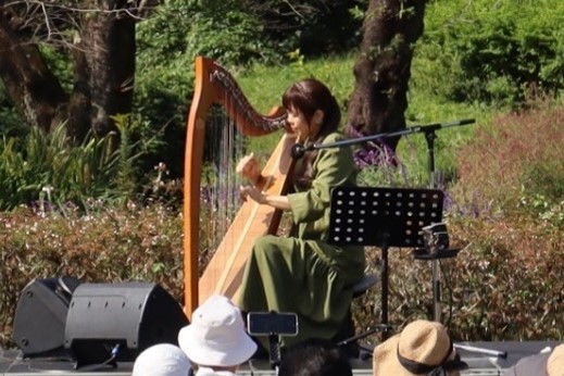 ばらコンサートの様子(2024年秋撮影)