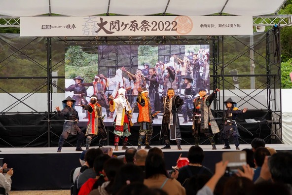 「武将隊ステージ」過去開催時の様子