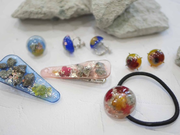 石アクセサリー作りワークショップ(普門閣にて)