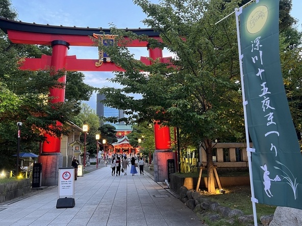 江戸情緒が残る深川でお月見の夜を楽しもう