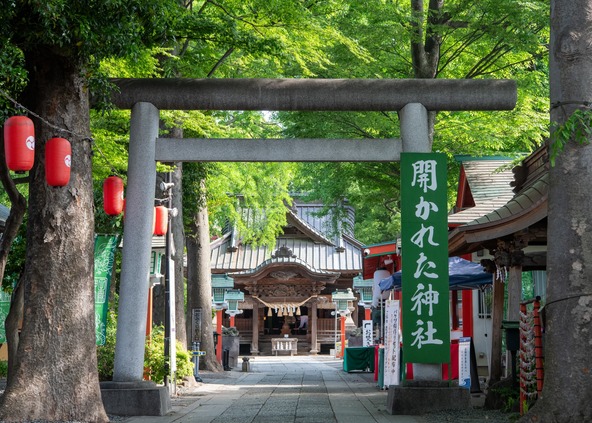 田無神社の境内の様子
