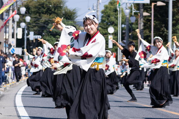 会場に広がる鳴子の響きに子供たちも思わず夢中になること間違いなし!