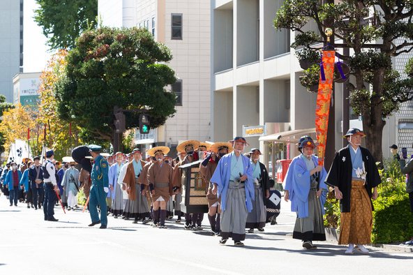 まるで江戸時代にタイムスリップしたような光景が見られます