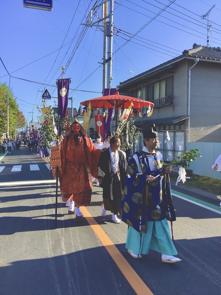 御神幸行列は、まるで時代絵巻のよう!