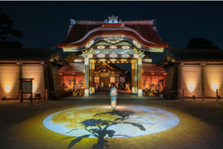 重要文化財 唐門 プロジェクションマッピング