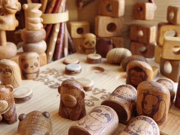 木のぬくもりを感じる多彩な木製品が展示・販売されます