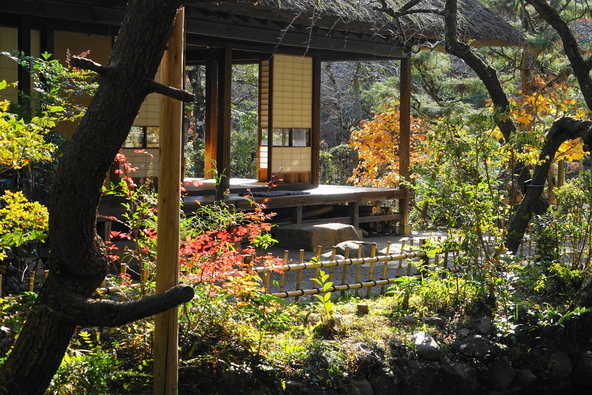 風情ある建物と紅葉の共演も見どころ(画像提供:i-flower / PIXTA)