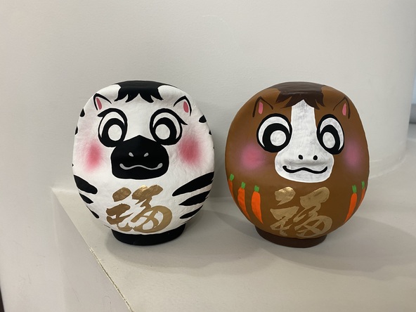 シマウマのだるまも登場♪
