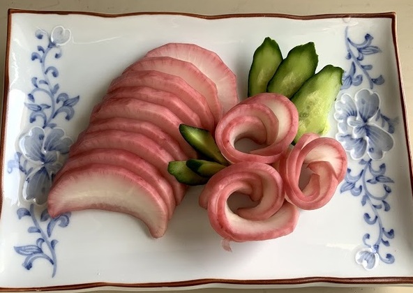 ブドウの大根漬