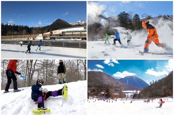 大自然の中で多彩なアクティビティが楽しめます(積雪や気温により開催時期等に変更の可能性あり)