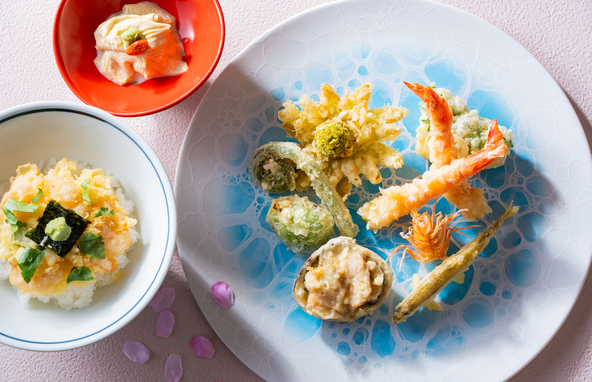 天麩羅の特別メニューも登場