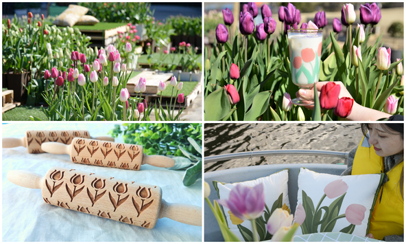 チューリップデザインのグッズも販売されます
