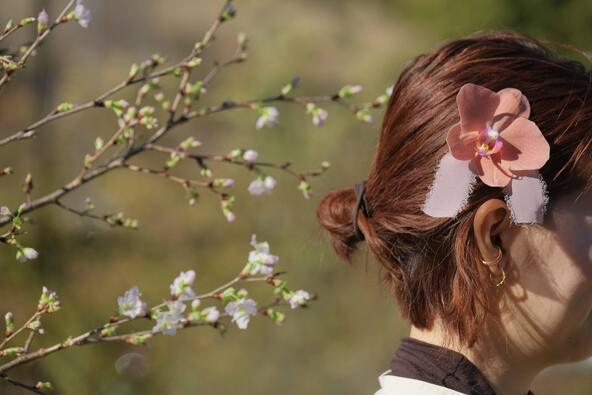 お花のヘアアクセサリー