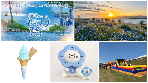 「ネモフィラ祭り」期間中は、家族で楽しめるキッズパークも併設されます