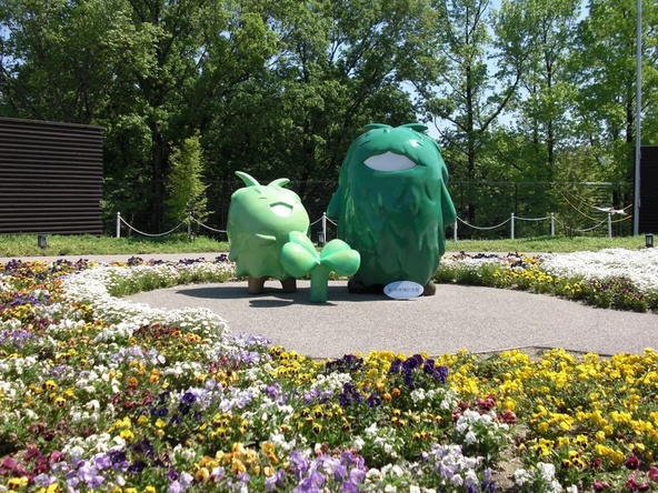 モリゾー・キッコロと記念撮影も楽しめます