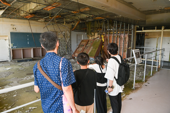 東日本大震災の遺構「浪江町立請戸小学校」は、ぜひ親子で訪れたいスポット(撮影:栗原美穂)