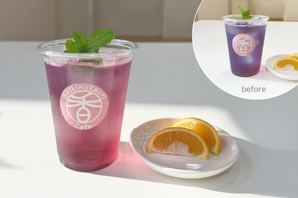 見た目も美しい「バタフライピーハーブティー」や「ローズソフト」が味わえるカフェがオープン!