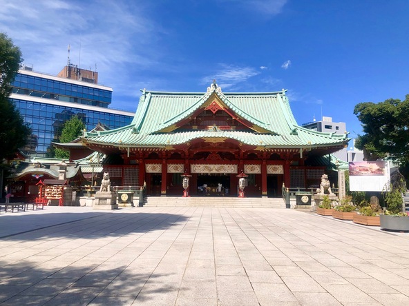 「神田明神」の御神殿(ごしんでん)