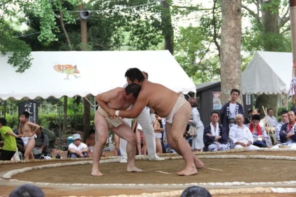 天保水滸伝ゆかりの相撲まつりです