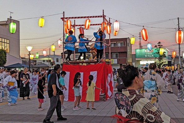 17時20分からは盆踊りがスタート