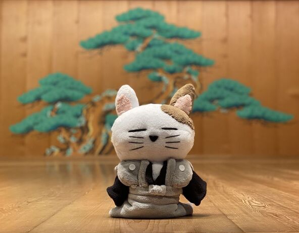 ぼくは、にゃんあみ! みなさまを能楽の世界に御案内します