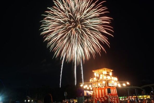 伝統のかんぴょう音頭と夜空に満点の花火!