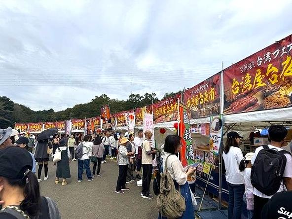 過去開催時の「台湾フェア」の様子(画像提供:一般社団法人笠間観光協会)