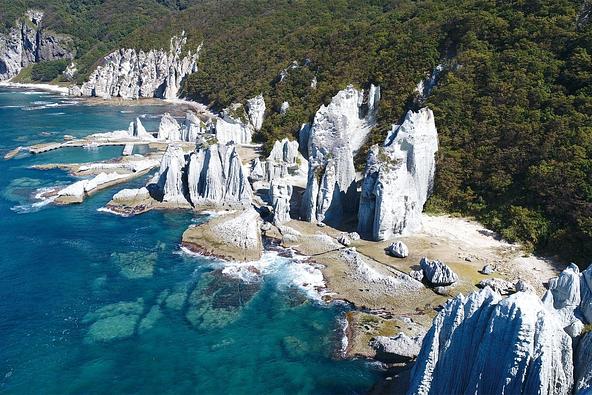 青森県佐井村の景勝地「仏ヶ浦」
