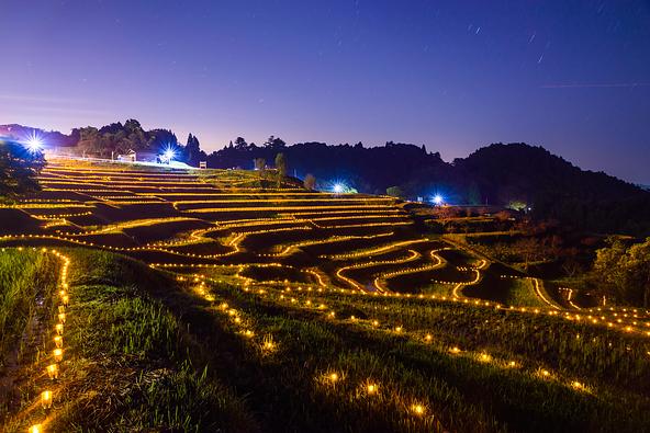 「棚田のあかり」過去開催時の風景