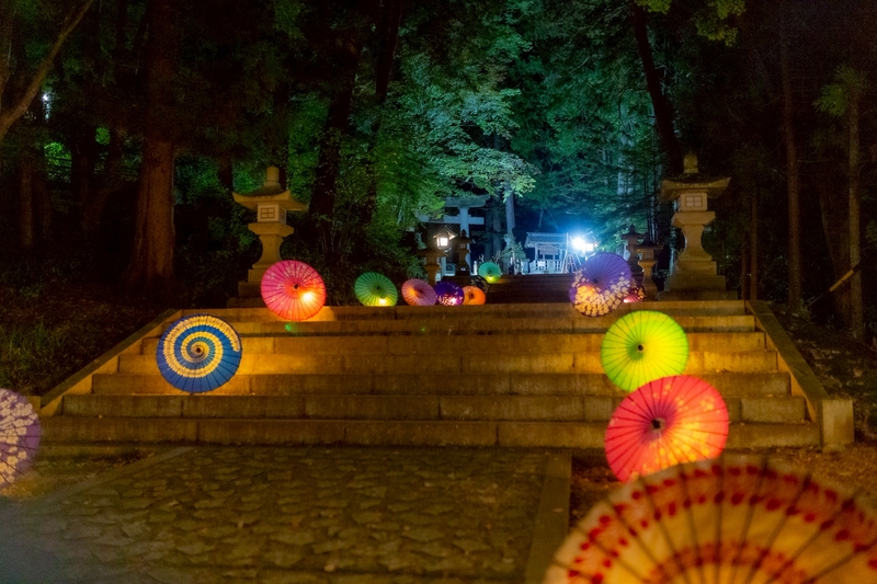 2025年「日枝宵灯もみじ祭」開催情報|秋の飛騨高山で和傘と紅葉の幻想的な夜を楽しもう