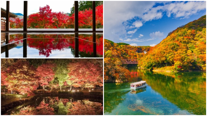 【2025全国】今が見頃も!「逆さ紅葉」の絶景が楽しめるスポット10選 湖面や床に映る幻想的な光景をご紹介