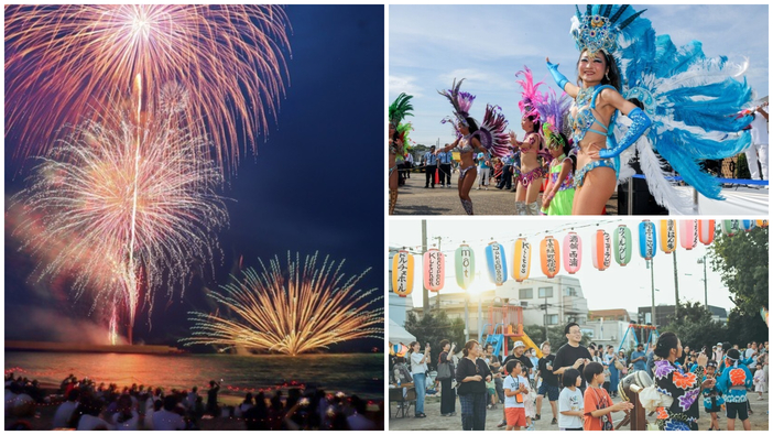 【千葉】2026年7月25日・26日週末開催の夏祭り&花火大会7選!サンバ×花火・10m柱の大技・屋内盆踊りも