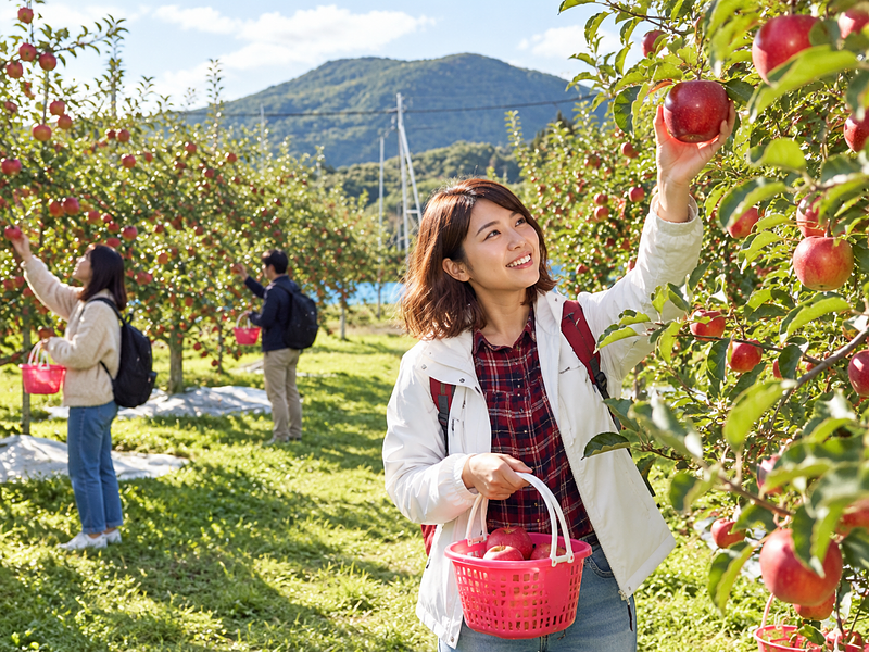 【移住検討中のご家族へ】りんご・こけし・まち歩き…先輩移住者・地元大学生と暮らしを体感する1泊2日