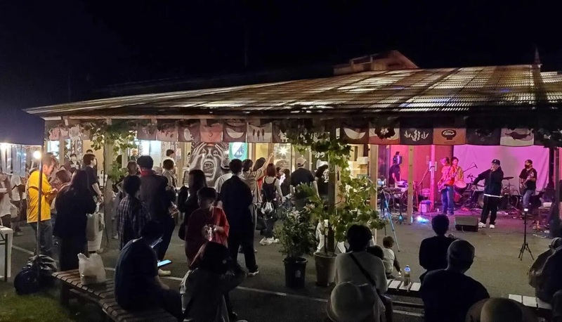 音楽×怪談×UFOの異世界を体験<br/>南三陸町でユニークな夜市イベント
