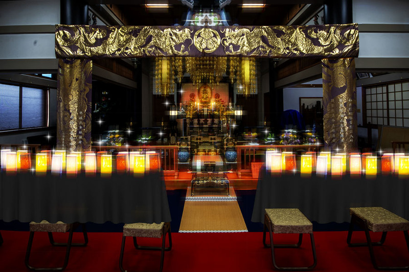 150個のランタンがお寺を彩る幻想的な秋祭り 埼玉・八潮市で開催