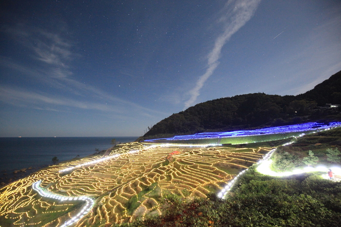 輪島・白米千枚田あぜのきらめき（2023年） | 白米千枚田のライト