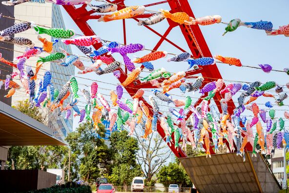 東京タワー333匹のこいのぼり・さんまのぼり（2025年） | 東京タワーで