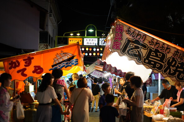 露店は2日間並びます（画像提供：飛騨市観光協会）