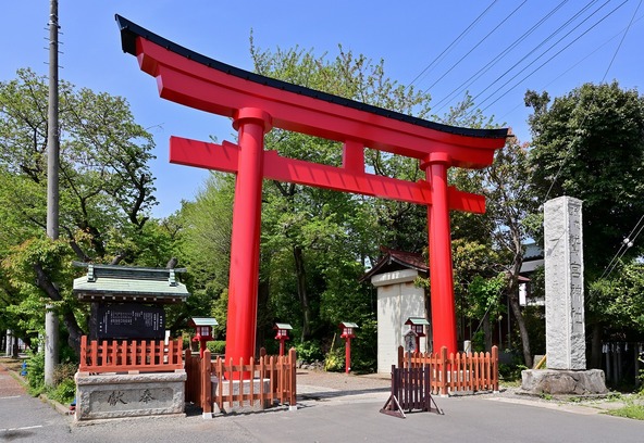 「鷲宮神社」の境内の様子