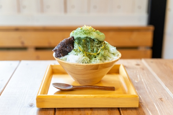 ゆず香る抹茶の氷（1,200円）　店舗：BOSCO（静岡市葵区落合742）